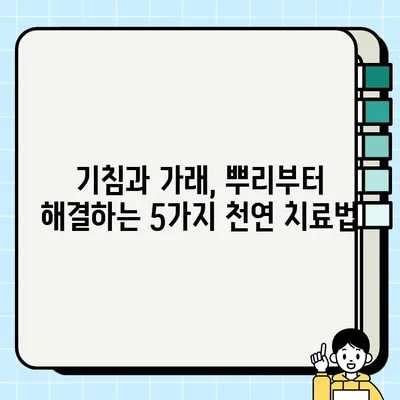 가래 싹 없애는 꿀팁! 집에서 쉽게 따라 하는 효과적인 5가지 방법 | 가래, 기침, 천연 치료법, 목 붓기, 염증