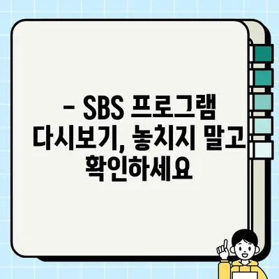 SBS 온에어 실시간 무료로 보기, 생방송 시청 방법 총정리 | SBS, 실시간 방송, 무료 시청