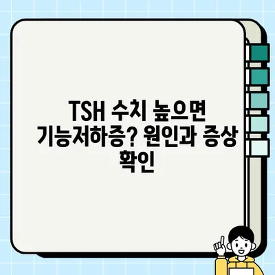갑상선 자극 호르몬 TSH 수치가 높다면? 기능저하증, 기능항진증, Free T4 알아보기 | 분당 내분비내과