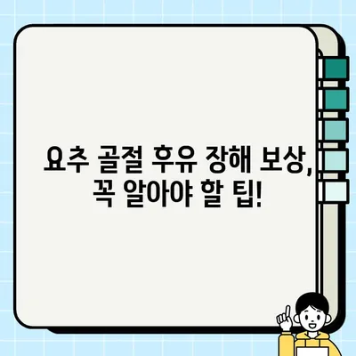 요추 1번 척추 골절 후유 장해 보상, 실제 사례로 알아보는 보상 팁 | 후유 장해, 보상 규모, 손해 배상, 전문 변호사