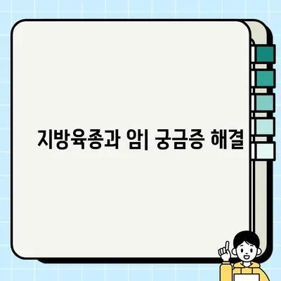 지방육종 완벽 가이드| 증상, 원인, 진단, 치료법 | 육종, 암, 지방 조직, 치료