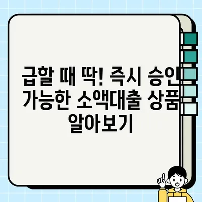 무직자 소액대출 당일 승인 가능한 곳 비교분석 | 즉시대출, 소액대출, 무직자 대출, 당일 대출