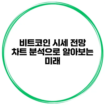 비트코인 시세 전망 차트 분석으로 알아보는 미래